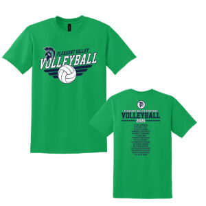 PV Volleyball Unisex Short Sleeve Tee-Irish Green