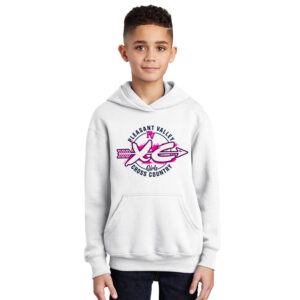 PV Girls CC Youth Fleece Hooded Sweatshirt-White