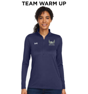 PV Girls CC Under Armour Long Sleeve Women’s Team Tech 1/4 zip-Navy