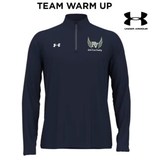 PV Girls CC Under Armour Long Sleeve Men’s Team Tech 1/4 zip-Navy
