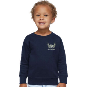 PV Girls CC Rabbit Skins Toddler Juvy Crewneck Sweatshirt -Navy