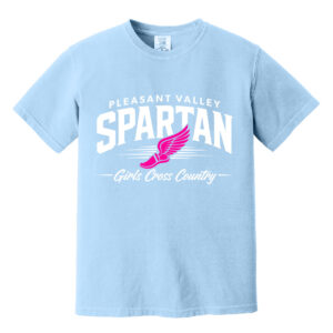 PV Girls CC Comfort Colors Pigment Dyed Short Sleeve Shirt – Hydrangea