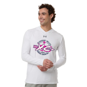 PV Girls CC Under Armour Mens Team Vanish Performance Hoodie – White