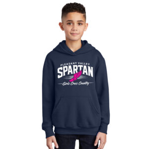 PV Girls CC Youth Hooded Sweatshirt – Navy