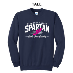 PV Girls CC TALL Ultimate Crewneck Sweatshirts – Navy