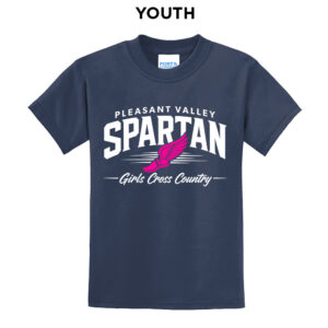 PV Girls CC Youth Short Sleeve Tee -Navy