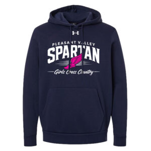 PV Girls CC Under Armour Men’s Team Icon Fleece Hoodie-Navy