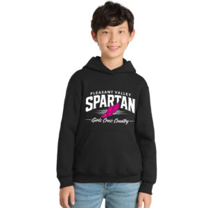 PV Girls CC Youth Fleece Hooded Sweatshirt-Black