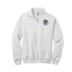 PV Volleyball JERZEES Unisex Nublend Cadet Collar Sweatshirt-Ash