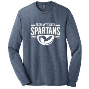 PV Volleyball District Made Men’s Perfect Tri Long Sleeve Crew Tee – NavyFrost