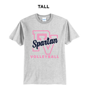 PV Volleyball Tall Short Sleeve Tee-Ash