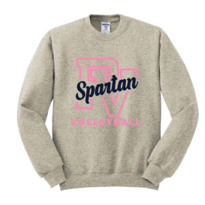 PV Volleyball Jerzees NuBlend Crewneck Sweatshirt Unisex – OatmealHeather