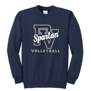 PV Volleyball Unisex Ultimate Crewneck Sweatshirt – Navy