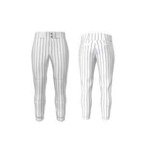21. Xplosion Softball Sublimated Classic Softball Pants-White-Pinstripe