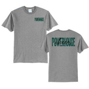 Powerhouse Cheer Unisex Short Sleeve Tee-Athletic Heather