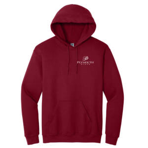 Plymouth Place Unisex Hooded Sweatshirt – Cardinal