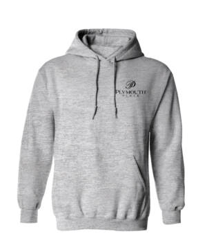 Plymouth Place Unisex Hooded Sweatshirt – SportGrey