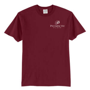 Plymouth Place Unisex Short Sleeve T Shirt – Cardinal