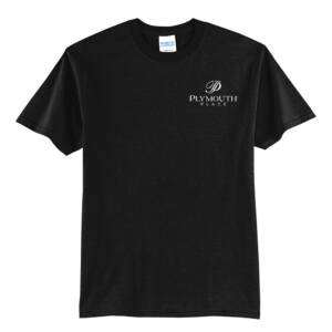 Plymouth Place Unisex Short Sleeve T Shirt – JetBlack