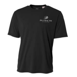 Plymouth Place Adult Cooling Performance Tshirt -Black