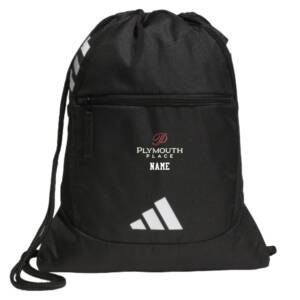 Plymouth Place Adidas Stadium Sackpack cinch bag Black