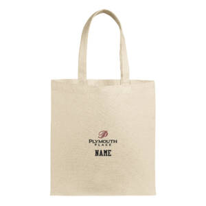 Plymouth Place Port Authority® Eco Blend Canvas Tote 15.75″h x 15.25″w – Natural