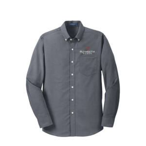 Plymouth Place Port Authority SuperPro Oxford Shirt Men-Black