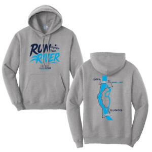 QC Half Marathon Unisex Fleece Hooded Sweatshirt-Athletic Heather
