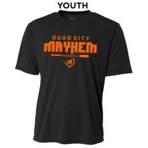QC Mayhem BB YOUTH Cooling Performance Tshirt-Black