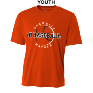 QC Mayhem BB YOUTH Cooling Performance Tshirt-Orange