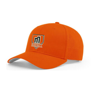 QC Mayhem BB Richardson Pro Twill Cap with Velcro Closure-Orange