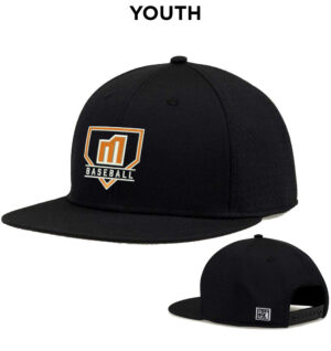 QC Mayhem BB The Game YOUTH Perforated GameChanger Snapback Cap-Black