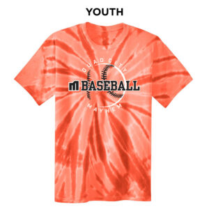 QC Mayhem BB YOUTH Essential Tie-Dye Tee-orange