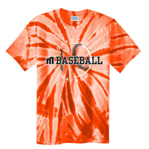 QC Mayhem BB Unisex Essential Tie-Dye Tee-Orange