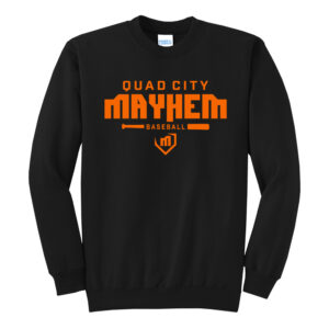 QC Mayhem BB Unisex Core Fleece Crewneck Sweatshirt-Black