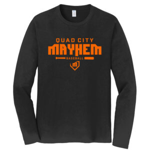 QC Mayhem BB Unisex Cotton Long Sleeve Fan Favorite Tee-Black