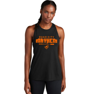 QC Mayhem BB Sport-Tek Ladies PosiCharge Tri-Blend Wicking Tank-Black