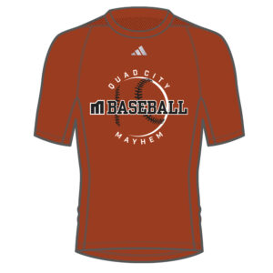 QC Mayhem BB adidas Men’s Techfit Short Sleeve Tee – Collegiate ORANGE