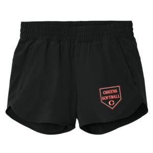 Queens Softball Club Sport-Tek Women’s Repeat Swift Short-Black
