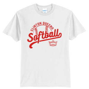 Queens Softball Club Unisex Short Sleeve T Shirt – White
