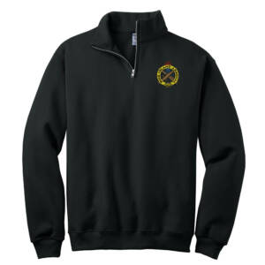 RI Arsenal JERZEES Nublend Unisex Cadet Collar Sweatshirt -Black