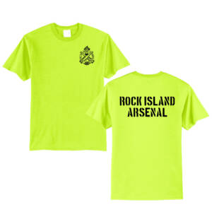 RI Arsenal Unisex Short Sleeve Tee -safety green