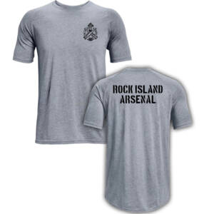 RI Arsenal Under Armour Athletics soft cotton blend T-shirt Men-Steel Grey (M is out of stock)