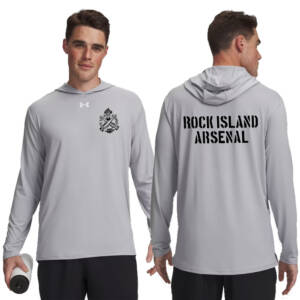RI Arsenal Under Armour Mens Team Vanish Performance Hoodie – ModGray