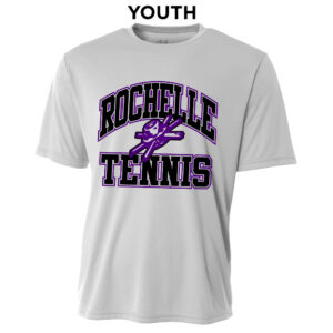 Rochelle Tennis YOUTH Cooling Performance Tshirt-Silver