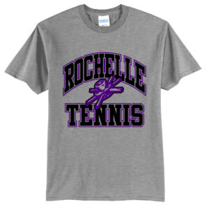 Rochelle Tennis Unisex Short Sleeve Tee-Athletic heather