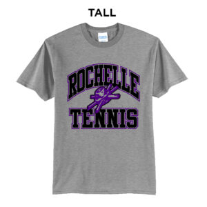 Rochelle Tennis Tall Short Sleeve Tee-Athletic Heather