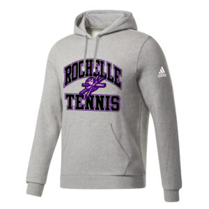 Rochelle Tennis Adidas Fleece Hooded Sweatshirt- MedGrey Heather