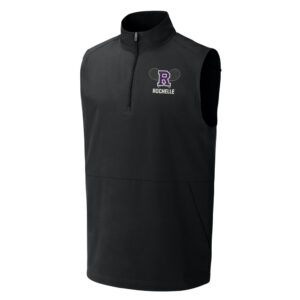 Rochelle Tennis Sport-Tek Repeat 1/2-Zip Vest Men-Black