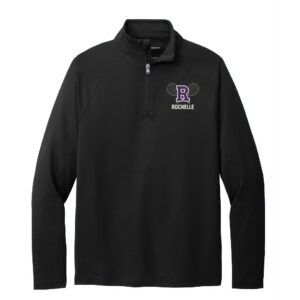 Rochelle Tennis Port Authority C-FREE Cypress 1/4-Zip pullover Men-Black
